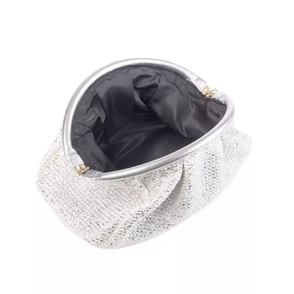 MOON CLUTCH White silver
