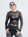 Lace Skin Top