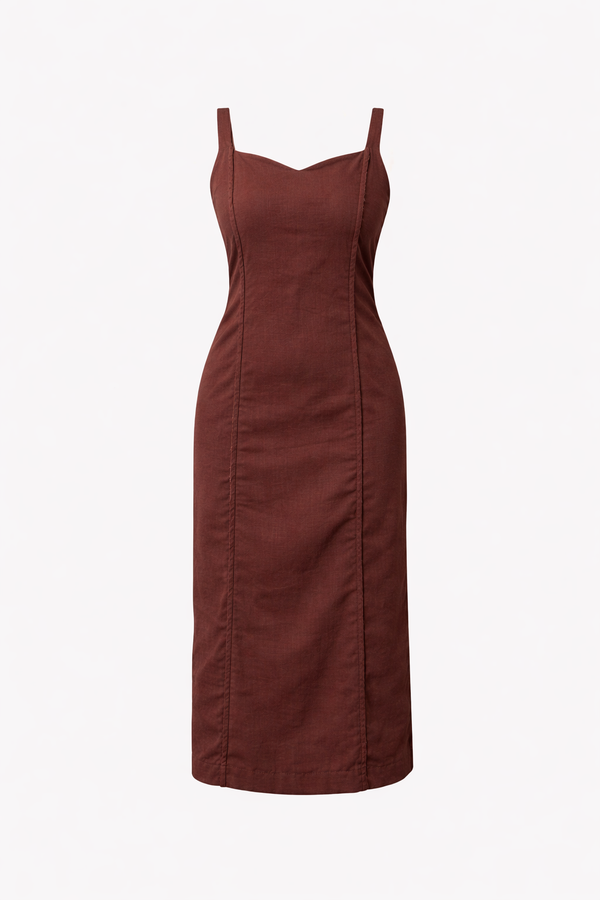 Golden Hour Brown Dress
