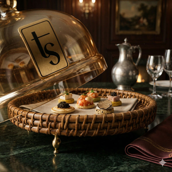 Rattan & Glass Dome