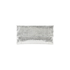 Foldover Metallic Clutch - Silver