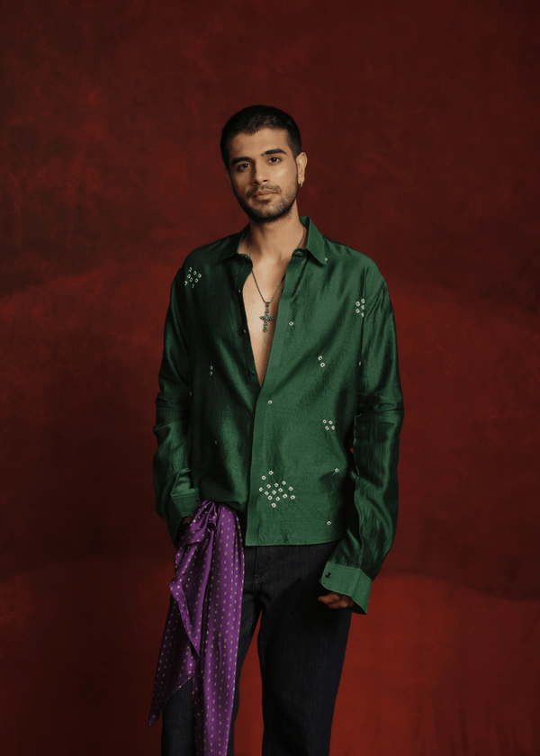 Panna Bandhej Shirt