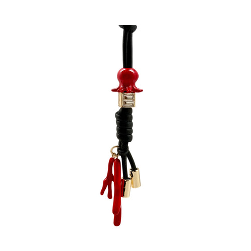 Coral Bag Charm