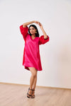 Red & Pink Short Party Dress