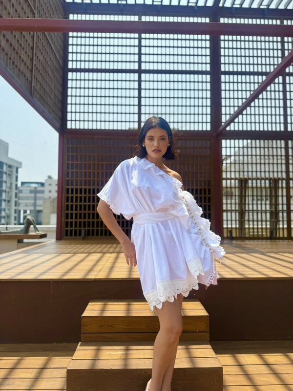 Solstice Off Shoulder Mini Dress