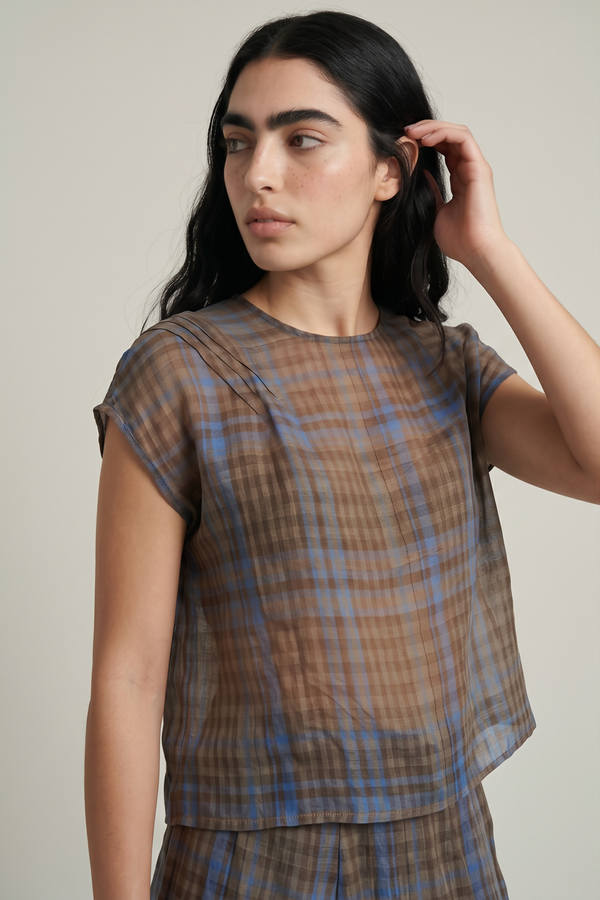 POST CARD SET MOCHA WEAVE
