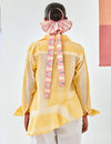 Yellow Asymmetric Shirt