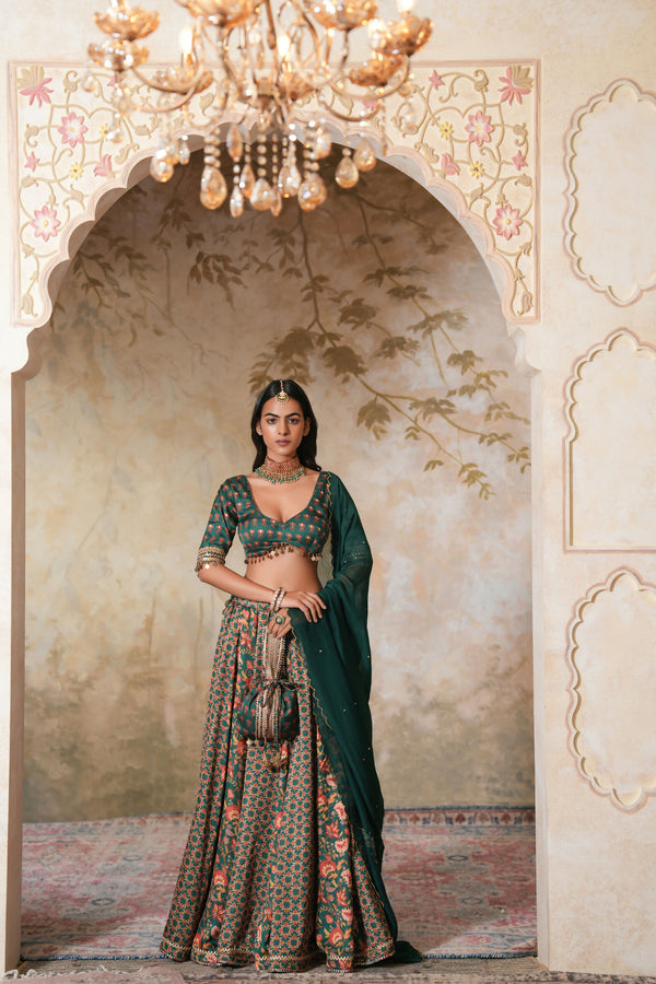 Mayuri Heer Lehenga Set With Dupatta