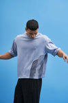 Steel Blue Chrysler Hand-Embroidered T-Shirt