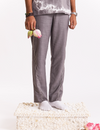 Lehar Embroidered Trouser - Grey