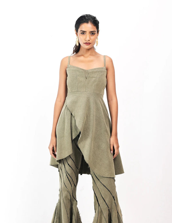 SAGE DRIFT CORSET TOP