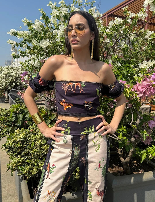 Ives Puff Sleeve Crop Top