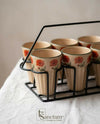 Marigold - Ceramic Chai Glass