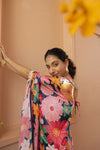 Rhythm Saree and Blouse Fabric