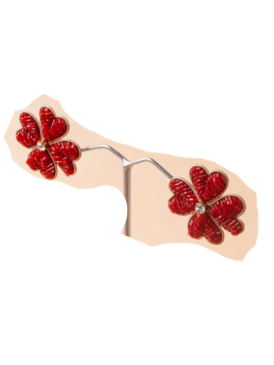 Macro Heart stud Earrings