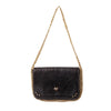 AYRA HANDBAG Dark brown gold