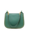 JENA X GREEN Studded Shoulder Bag