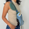 Un Denim - Crossbody Sling Bag with Bottle Holder