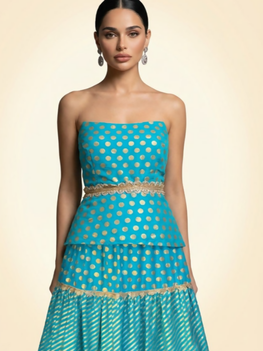 Azura Off Shoulder Lehenga Set
