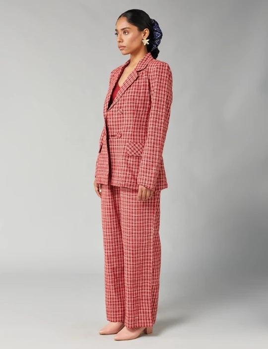 Red Suri Co-ord Set