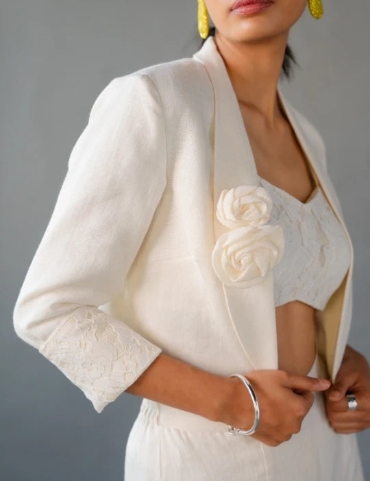 Short Jacket With Shaded Pant