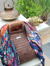 Raffia Coffee Tote