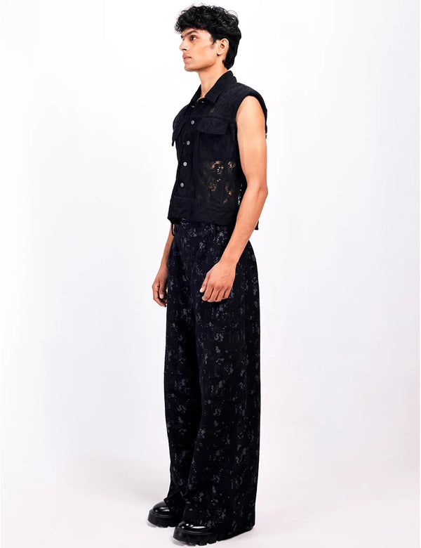 VEIN SCRIPT TROUSER