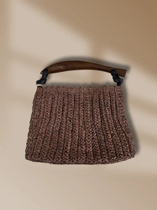 Kapi Handwoven Raffia Bag