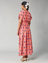 Red Helene Dress