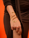Dramatic Turn Bracelet - Gold