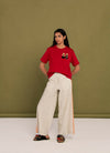 Chinmayee T shirt - red