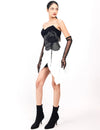 SILVER DUSK BLOOM DRESS
