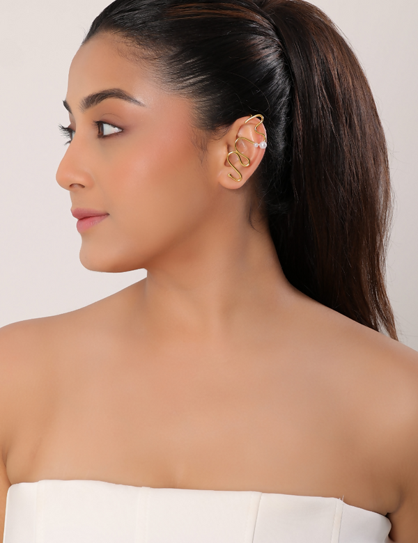 Curvefall Earcuffs