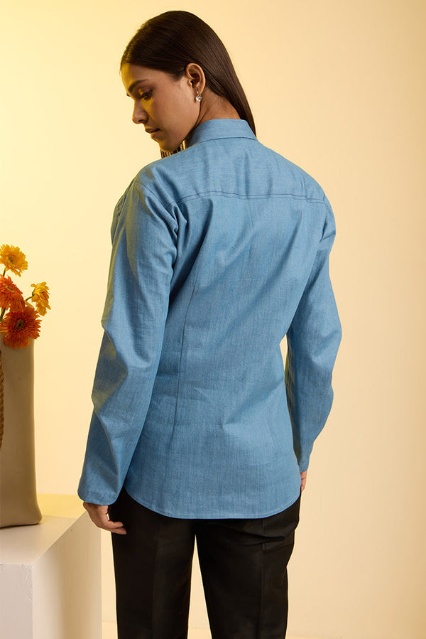 Evil Eye Denim Shirt