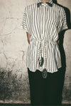 ATBW - AN Stripe Tie Up Shirt Set