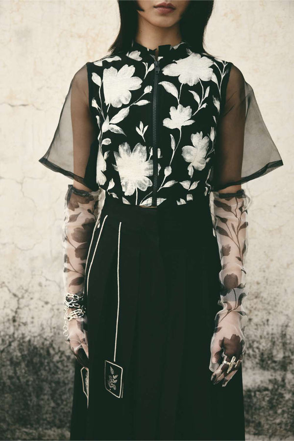 ATBW - AN Bloom Crop Top with Bookmark Skirt