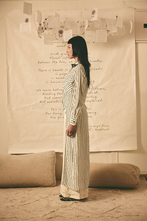 ATBW - AN Stripe Long Shirt Set
