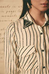 ATBW - AN Stripe Long Shirt Set
