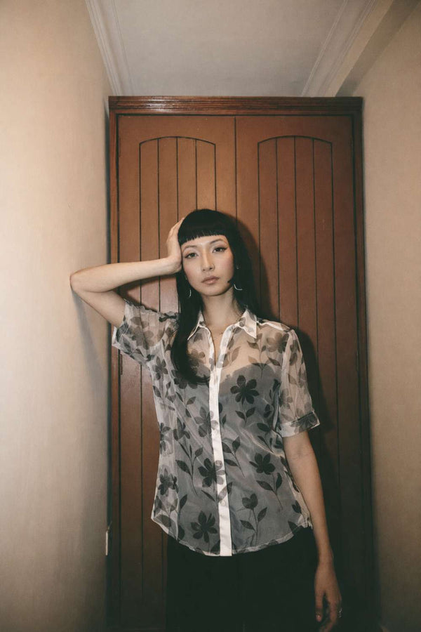 ATBW - AN Floral Sheer Shirt Set