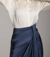 Midnight Draped Skirt