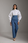 Cloud Cascade Crop-Top