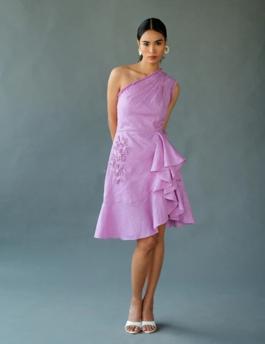 Lavender Short Dress