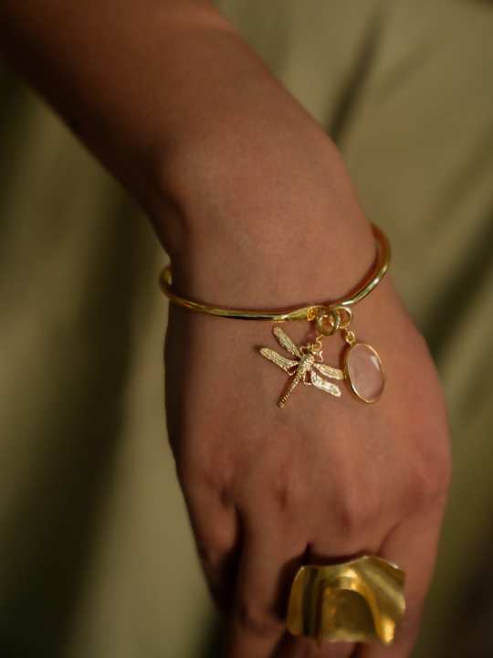 Copy of serafina-charm-bracelet - rose