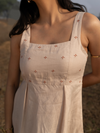 Meadow Flare Dress - beige