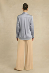 Steel Grey Gather Shirt