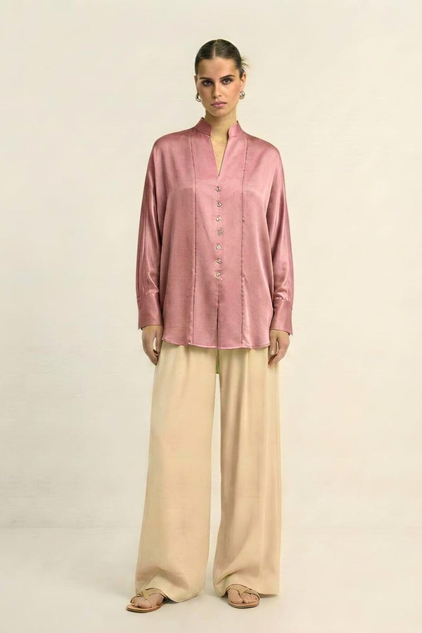 Brick Red Kaftan Blouse