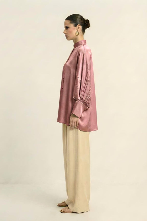 Brick Red Kaftan Blouse
