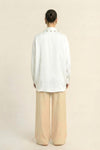 Ivory White Kaftan Blouse