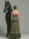 Azura Off Shoulder Lehenga Set - black