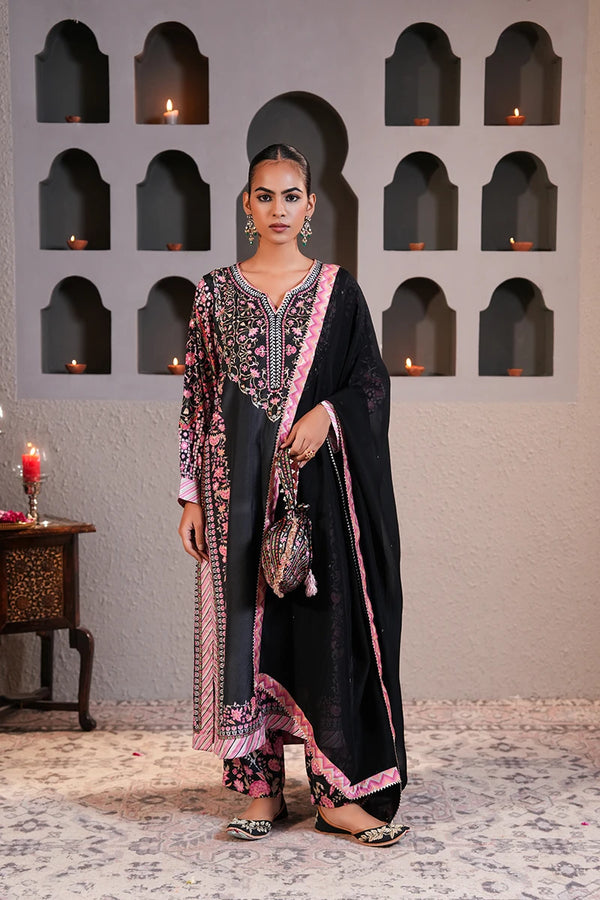 Khwaab Gulabi Kurta Set With Dupatta